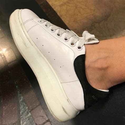 sneakers bianche imitazione alexander mcqueen|More.